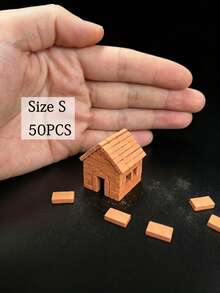 50/150pcs Miniature Sandbox 3D Model Landscape Building Blocks, Portable Simulation Bricks Suitable For Hobbyists And Educational Engineering Skill Training - Camel - View 3
