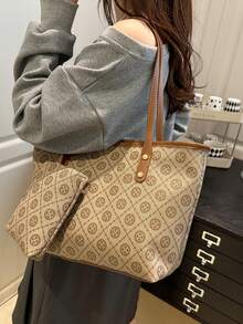New Arrival Lightweight Luxury Versatile Women Shoulder Bag & Handbag - Khaki - View 6