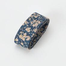 双面花纹缎带，DIY发饰，领结，鲜花礼品包装，服装装饰缎带 - 花卉系列 - 查看 11