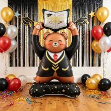 Large Standing Base Holder Graduation Certificate Owl Foil Balloon, Graduation Season Back To School Promotion Party Decoration Balloon - Multicolor - View 4