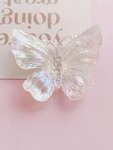 16pcs Colorful Butterfly DIY Flower Pearl Sandal Decoration, Jelly Shoe Flower Accessories, Suitable For Summer Outfits, Outdoor Activities, And Holiday Matching - Multicolor - View 6