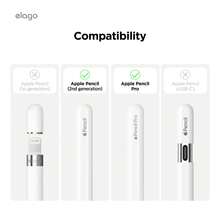 Elago X MONAMI Compatible With Apple Pencil Pro Case & Apple Pencil 2nd Generation Case, Back To School, Gift For Friends And Family, Apple Pencil Accessories, Magnetic Charging And Double Tap, Durable Silicone, Premium Stylus Cover, Protective Covering - Deep Blue - 查看 6