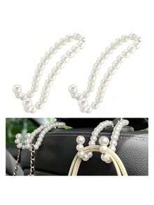 2pcs Multi-Function Creative Beaded Car Seat Hooks, Universal Car Interior Accessories, Suitable For SUV, Sedan, Truck - A - View 11