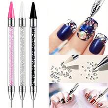 Kunststoff Diamant Nagelkunst Strass Sortierablage | Strass Organizer Ablage DIY Handwerk Diamant Zubehör Tool Nagelsalon Ausstattung - Weiss - Übersicht 9