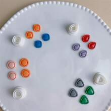 Basic Stud Pack Framed Polymer Clay Cutter Geometric Polymer Clay Tools For Pendant Earring Making DIY Embossing Clay Tools - White - View 6