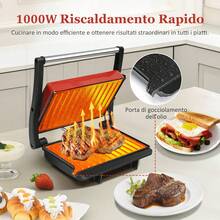 Aigostar Sandwich & Breakfast Makers - EU E Type Plug(220-240V) - View 2