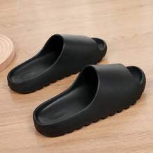 2026 New Comfortable EVA Thick Sole Non-Slip Coconut Slippers, Suitable For Indoor, Outdoor, Men And Women - Black - View 4