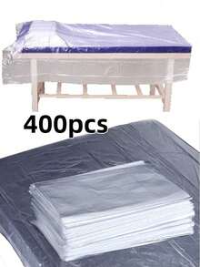 100pcs Disposable Plastic Film Sofa/Mattress Protective Cover, 80*180cm, For SPA Massage Bed - Multicolor - View 13