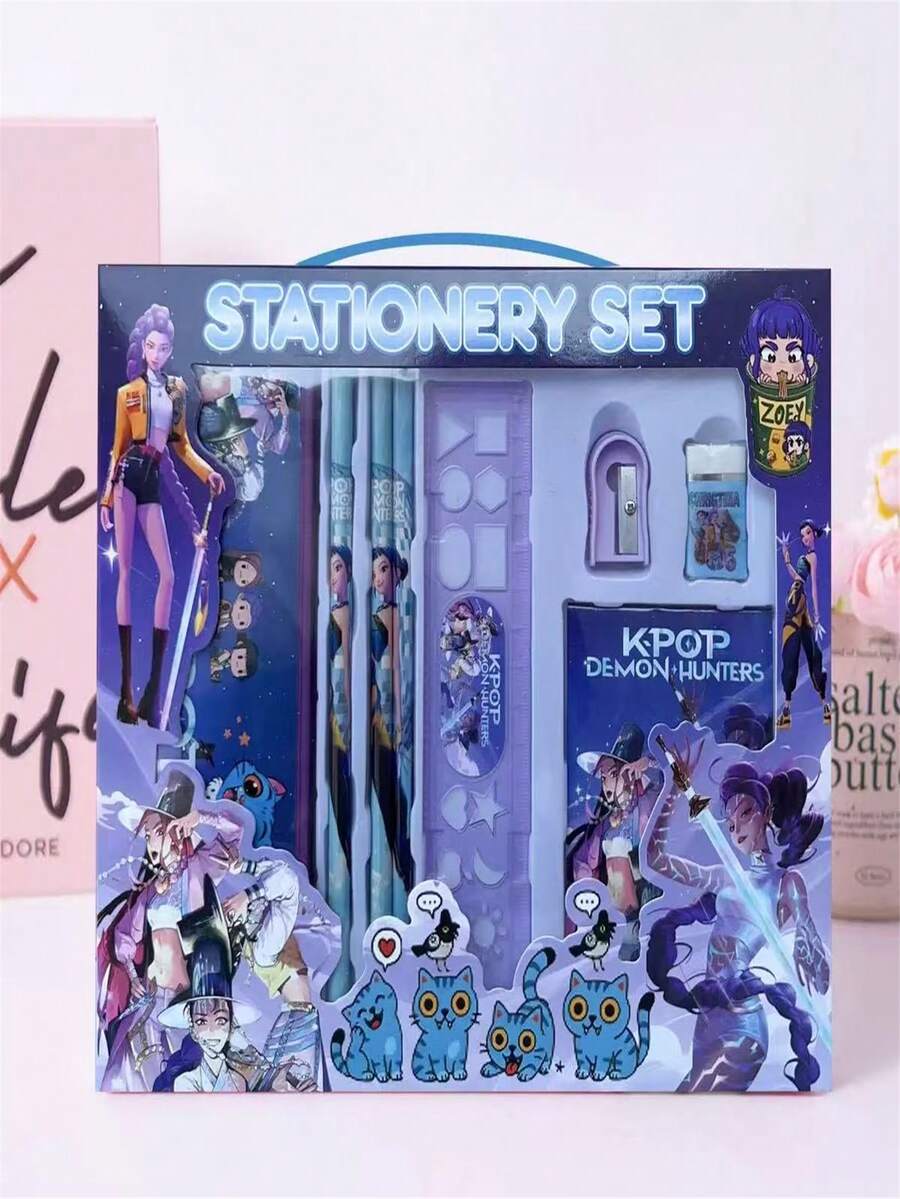 Hasbro 6pcs Student Stationery Set Gift Pack, Ideal For Student Birthday Or Learning Gift, Also Great For Graduation Gift - Multicolor - View 1