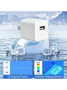 20W USB-C 快速充电适配器，配备 100 厘米 USB 转 Lightning 快速充电及数据传输线，兼容 14/13/12/11/Pro Max Plus 系列 - 白色 - 美規A型插(110-127V) - 查看 4