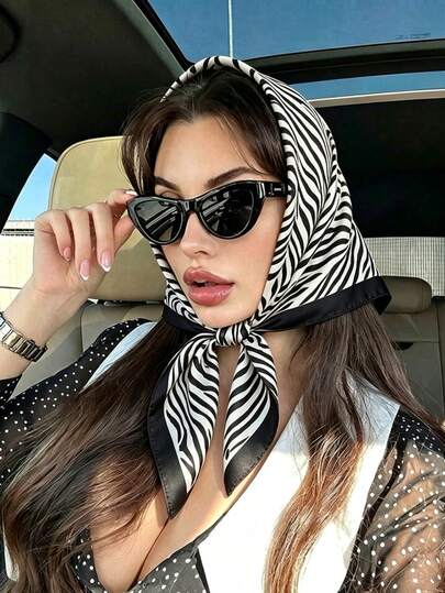 1 chiếc khăn satin in chấm bi, khăn trùm đầu thời trang mùa xuân mới dành cho nữ, có thể dùng làm thắt lưng, trang trí túi xách, ruy băng, băng đô hoặc khăn quàng cổ, lựa chọn lý tưởng để tôn lên phong cách tổng thể, thích hợp cho bãi biển, kỳ nghỉ.