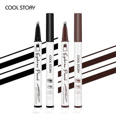 1 Bút bi 4 đầu nhanh khô, đầu bút cực mảnh, dễ điều khiển, dễ tô màu, chống nước và mồ hôi, phù hợp cho người mới bắt đầu.