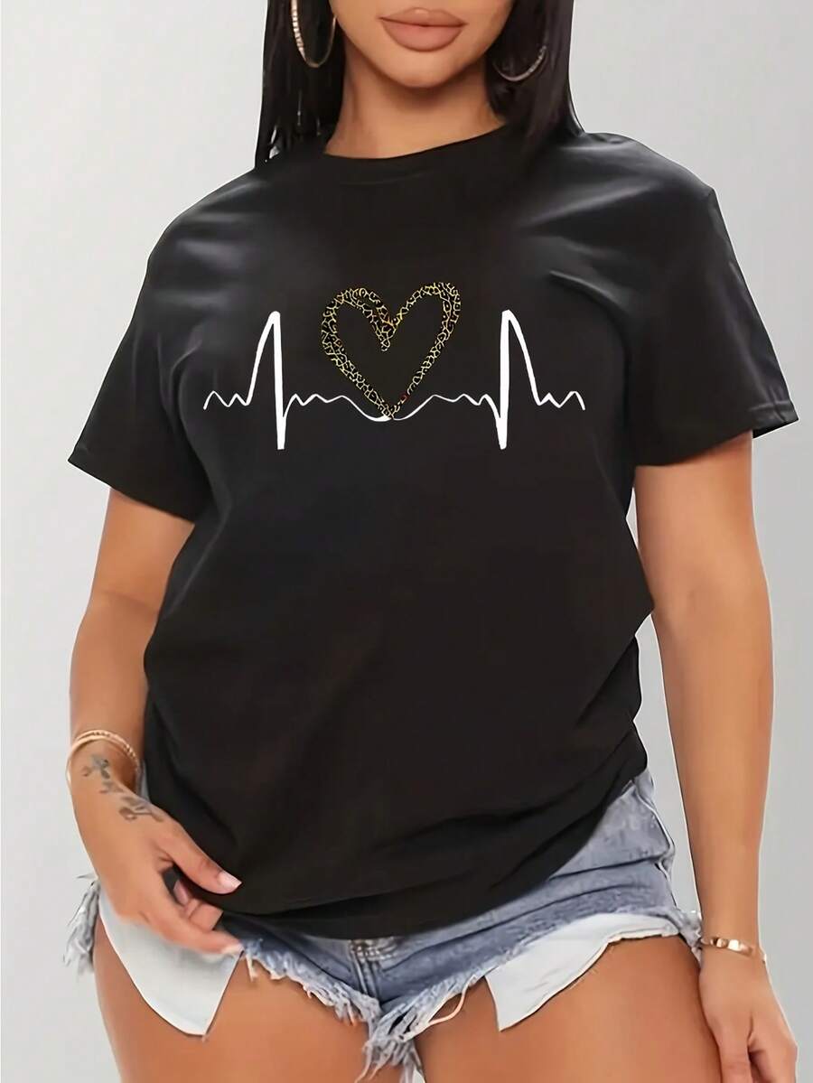 deyin Women T-Shirts - Black - View 1
