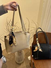 New Arrival Luxury Graphic Pattern Versatile Women Shoulder Tote Bag - Khaki - View 4