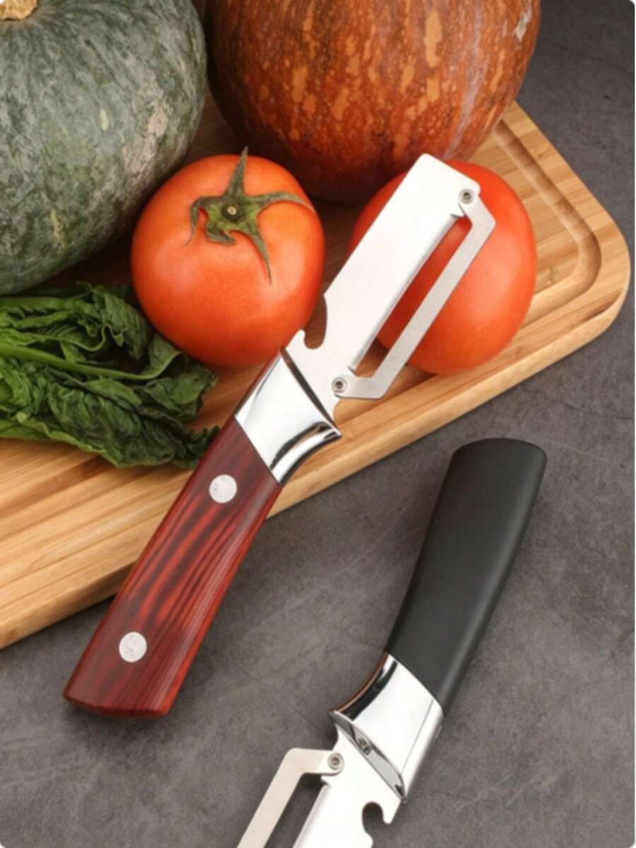 1pc Multi-Functional Kitchen Peeler, Household Potato Peeler, Sharp And Durable Easy To Clean; Suitable For Peeling Potatoes, Fruits, Vegetables, Asparagus, Winter Melon And More; Essential Kitchen Prep Tool For Homemakers, Cooking Enthusiasts, Apartment Dwellers; Applicable For Kitchen Prep, Food Processing, Great Gift For Mother's Day, Housewarming, Birthday, Holidays