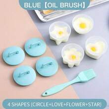 5pcs/Set Kitchen Steamer Egg Cooker - 4 Pcs Creative Cartoon Shaped Egg Molds, Essential For Breakfast - Multicolor - View 13