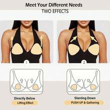 1pc Self-Adhesive Bra Pad, Double-Sided Sticky Bra Lining, Instant Adhesive Bra Pad For Women - Thick style - View 3