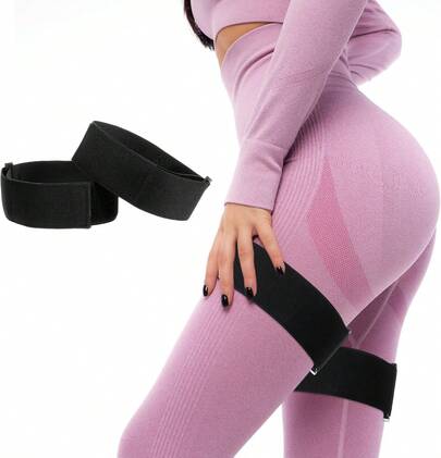 BFR Occlusion Bands For Women Glutes Blood Flow Restriction Bands Best Fabric Resistance Band Adjustable Bundle Booty Band For Exercising Legs Butt Hip Building Workouts Squat Butt Thigh Fitness