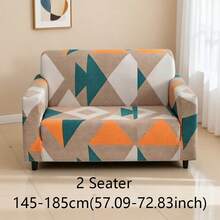 1pc Multi-Color Plaid Print Universal Sofa Cover, Nordic Style Stretch Full Wrap Sofa Slipcover, Thick Polyester Fabric, Suitable For Hotel, Office, Home Sofa Protection Against Dirt And Scratches, Available For All Seasons - Multicolor - View 13