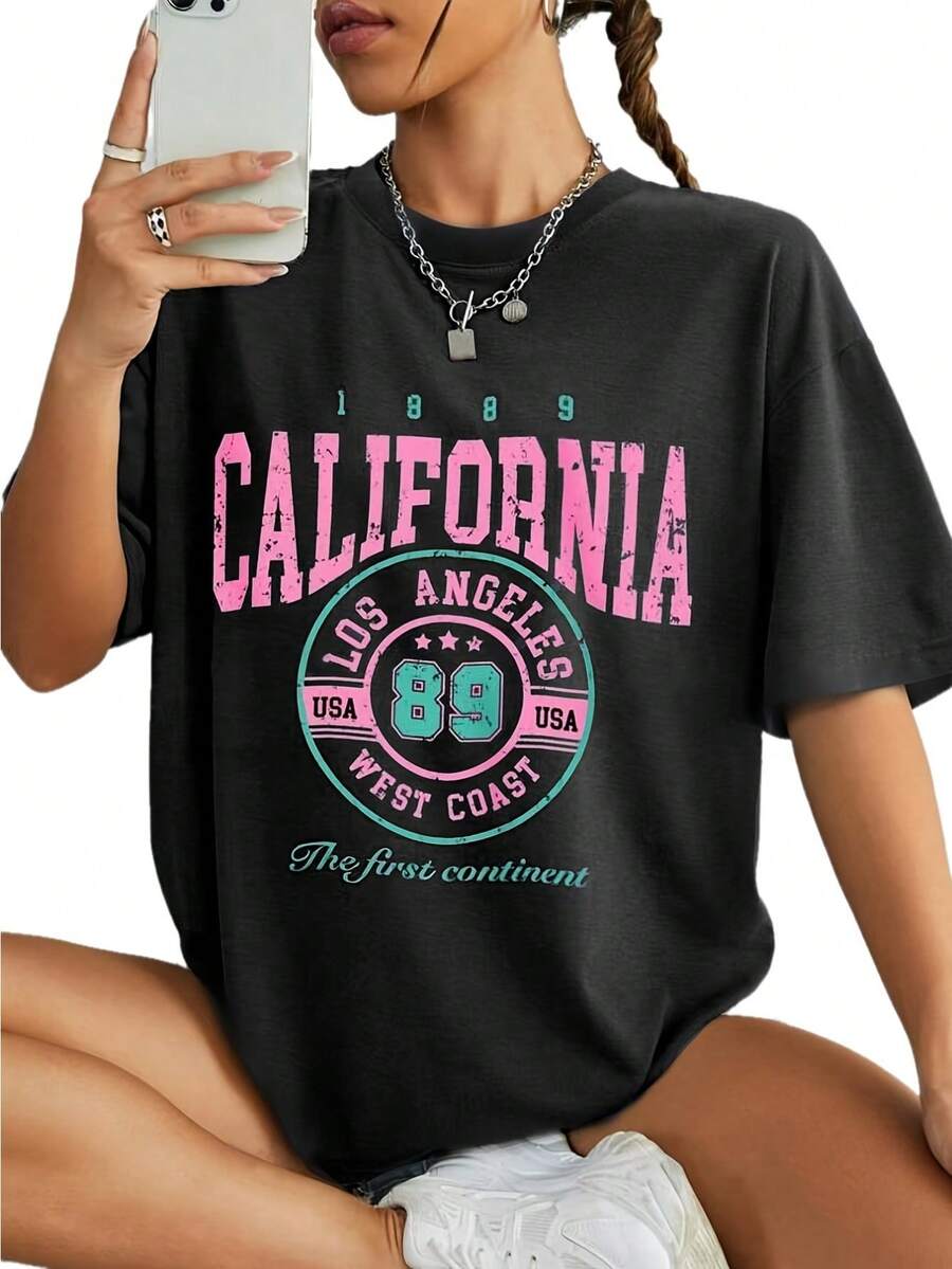 deyin Women T-Shirts - Black - View 1