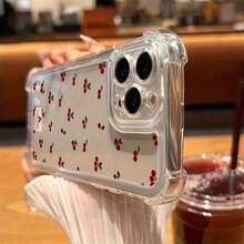 Cherry Transparent Case Cover For IPhone 11 14 15 16 12 17 13 Pro Max 7/8 Plus - Popular Product - 白色 - 查看 6