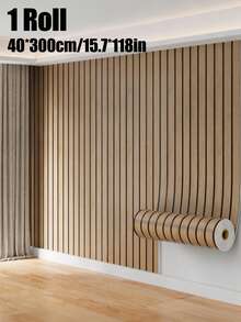 Brodark 1 cuộn giấy dán tường dạng lưới phẳng 40*300cm, họa tiết vân gỗ cổ điển, chống thấm nước, chống dầu, chống nấm mốc, thích hợp cho phòng ngủ, phòng khách, làm phông nền TV, dễ dàng lắp đặt và bảo trì. - 40*300cm - Xem 10