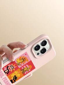 官方授權 Paul Frank 液態矽膠手機殼，全機身防震保護含鏡頭蓋，卡通長頸鹿、熊、猴子、貓、百合花、貝殼配色拼接字母圖案，新設計適用於 iPhone Xs/Xsmax/Xr/11/12/13/14/15/16/17Pro Max，適合節日禮物、通勤及日常防摔 - 彩色 - 查看 5