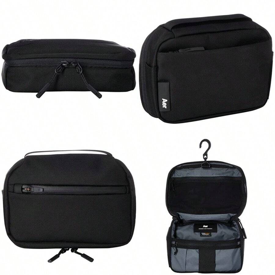 Bolsa Travel KIT 2 negra Negro 10 piezas Free Size - como en la foto - Ver 1
