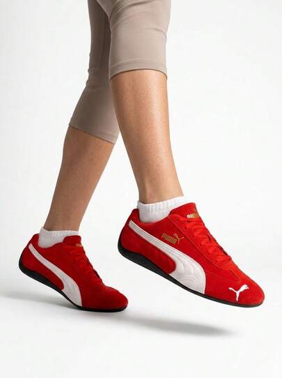 Puma Speedcat OG Unisex Shoes Red White 398846