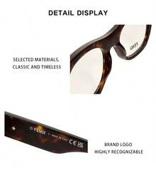 Fendi Fendigraphy Round Unisex Optical Glasses FE50078I51052 - 哈瓦那棕FE50078I51052 - 查看 8