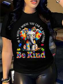 deyin Women T-Shirts - Black - View 1