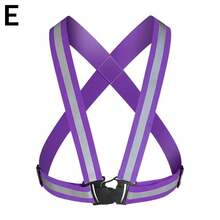 New Highlight Reflective Straps Night Running Riding Clothing Vest Adjustable Safety Vest Elastic Band For Adults And Children - D - View 12