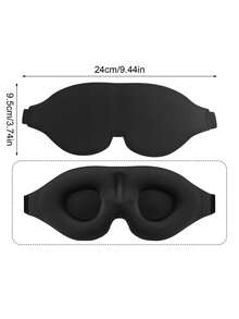 1个超柔软3D眼罩，3D立体杯状睡眠眼罩/眼罩，凹面模压睡眠眼罩，男女通用睡眠眼罩，100%遮光，遮眼睡眠眼罩，光滑睡眠眼罩，助眠眼罩 - 多色 - 查看 7
