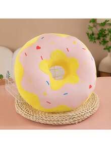Cuscino decorativo a forma di ciambella rosa 30cm/40cm, stampa digitale 3D, morbido e confortevole, cuscino divertente a forma di cibo, leggero, adatto per divano, sedia, pavimento - Multicolore - Visualizzare 13