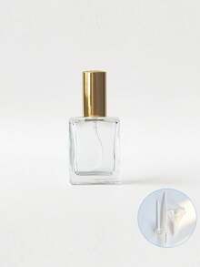 15ml/0.5oz Luxury Thick Transparent Square Glass Refillable Perfume Spray Bottle, Fine Mist Atomization Non-Clogging Leak-Proof Seal Travel Cosmetic Container, Portable Mini Handbag Perfume Decanting, Suitable For Air Travel & Cruise, 4 Metal Cap Colors (Rose Gold/Gold/Silver/Black) And Free 3-In-1 Filling Tool (Funnel+Dropper+Straw), Ideal Vanity Decor Gift For Men & Women Fragrance Lovers - Multicolor - View 13
