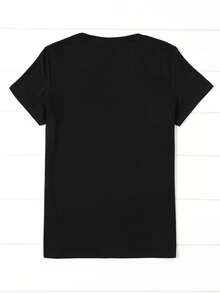 Women T-Shirts - Black - View 3