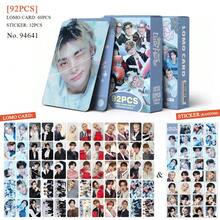 92pcs/Box Merchandise STAY In Our Little House (60pcs LOMO Cards + 32pcs Stickers), K-POP Fan Goods, Limited Edition SKZ Fan Goods, Photo Cards, Stickers, Holiday Gift Card Album - Multicolor - View 5