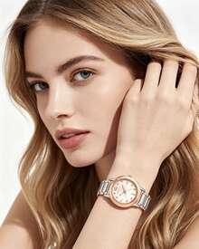 Juicy Couture Đồng hồ nữ tối giản thời trang, dây đeo thép không gỉ, quà tặng đồng hồ thạch anh cho phụ nữ. - Nhiều màu - Xem 2