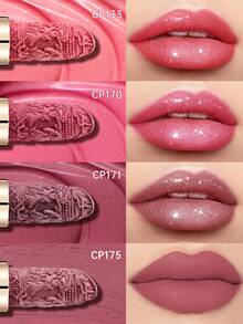 CATKIN 4支装雕刻唇膏礼盒装 - 防水、持久、哑光红色唇膏，精致雕刻管身，4种色号，满足各种场合需求 - 133+170+171+175 - 查看 6