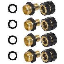 6 chiếc đầu nối nhanh ống nước tưới vườn 3/4 inch, loại đực và cái. - B - Xem 2