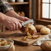 1pc Multi-Functional Kitchen Peeler, Household Potato Peeler, Sharp And Durable Easy To Clean; Suitable For Peeling Potatoes, Fruits, Vegetables, Asparagus, Winter Melon And More; Essential Kitchen Prep Tool For Homemakers, Cooking Enthusiasts, Apartment Dwellers; Applicable For Kitchen Prep, Food Processing, Great Gift For Mother's Day, Housewarming, Birthday, Holidays - Multicolor - View 8