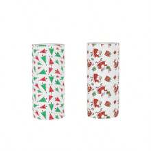 2 Rolls Christmas Pattern Reusable Kitchen Cleaning Paper Towels, Highly Absorbent Multi-Ply Folded Rolls, Home Kitchen Decor, Suitable For Washing Dishes, Commercial Restaurant Use - Christmas Patterns - View 11