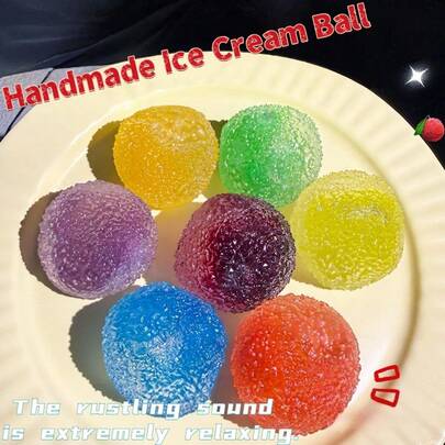 1pc Handmade Squeeze-To-Pop Stress Relief Sensory Toy, Multi-Functional Pressure Release Toy, Suitable For Birthday, Holiday, Couples, Christmas Gifts, Gamer Couples Elegant Gifts, Squeeze Toy, Stress Relief Essential/Fidget Toy - Soft Toy - Finger Toy - Embroidery Toy - Travel Toy - Classroom Finger Toy - Mini Bathroom Toy - Christmas Stationery Stress Ball, Birthday Gift, Perfect Gift, Easter Gift, Christmas Gift, Halloween Gift, Christmas Eve Gift