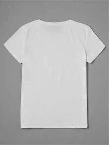 Dam-T-shirts - Vitt - Visa 2