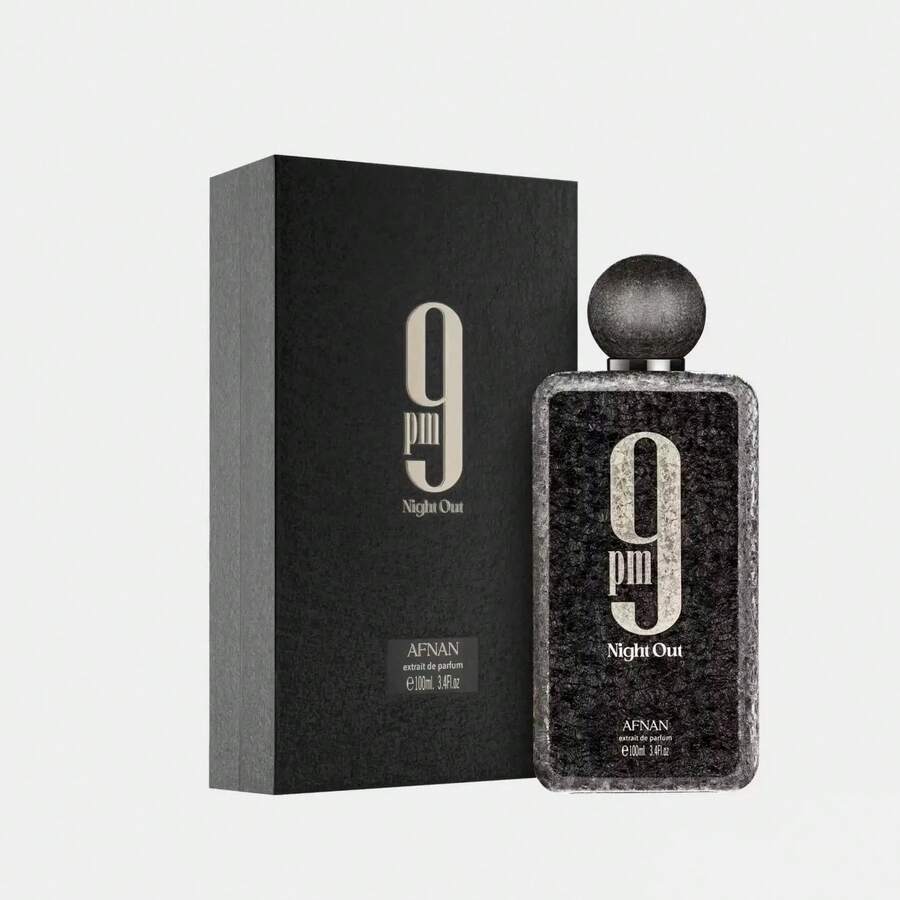 Afnan 9 PM Night Out Unisex Extrait De Parfum, 3.4 Fl. Oz, Light And Long-Lasting Fragrance - 1PC - View 1