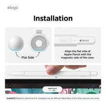 Elago X MONAMI Compatible With Apple Pencil Pro Case & Apple Pencil 2nd Generation Case, Back To School, Gift For Friends And Family, Apple Pencil Accessories, Magnetic Charging And Double Tap, Durable Silicone, Premium Stylus Cover, Protective Covering - trắng - Xem 4