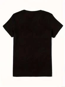 Women T-Shirts - Black - View 2
