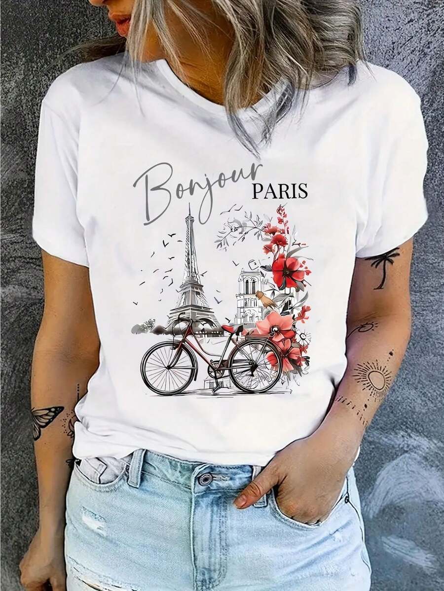 Women T-Shirts - White - View 1