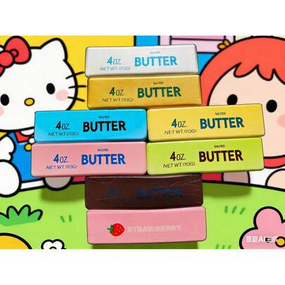 2026 New Butter Stick Stress Relief Squeeze Toy - PU Slow Rebound Texture - Realistic Butter Shape - Soft & Sticky Stress Relief - Fidget Toy For Emotion Soothing - Gift For Valentine's Day, Partner, Lover - Squishy, Squishy Toys, Squishies, Squishy Cube, Fidget Toys, , Cheese Squishy, Stress Ball