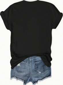 Women T-Shirts - Black - View 2